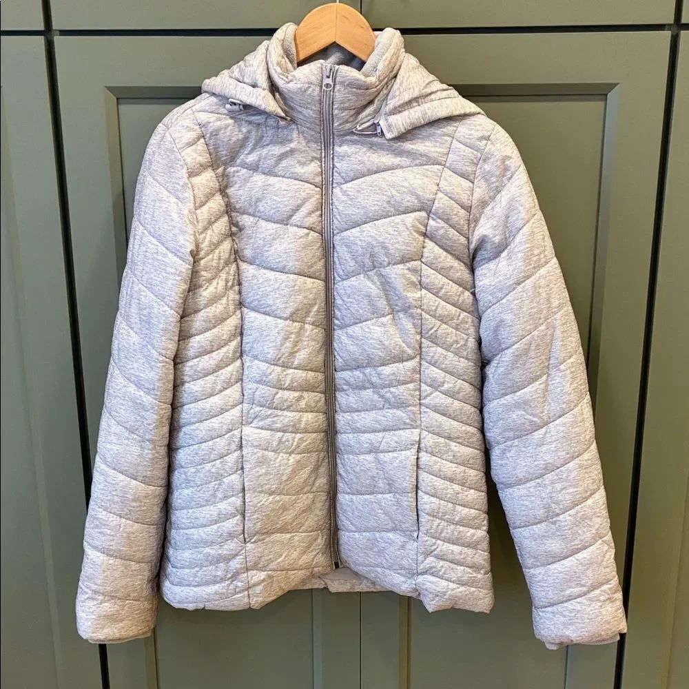 Xersion Gray Quilted Jacket
